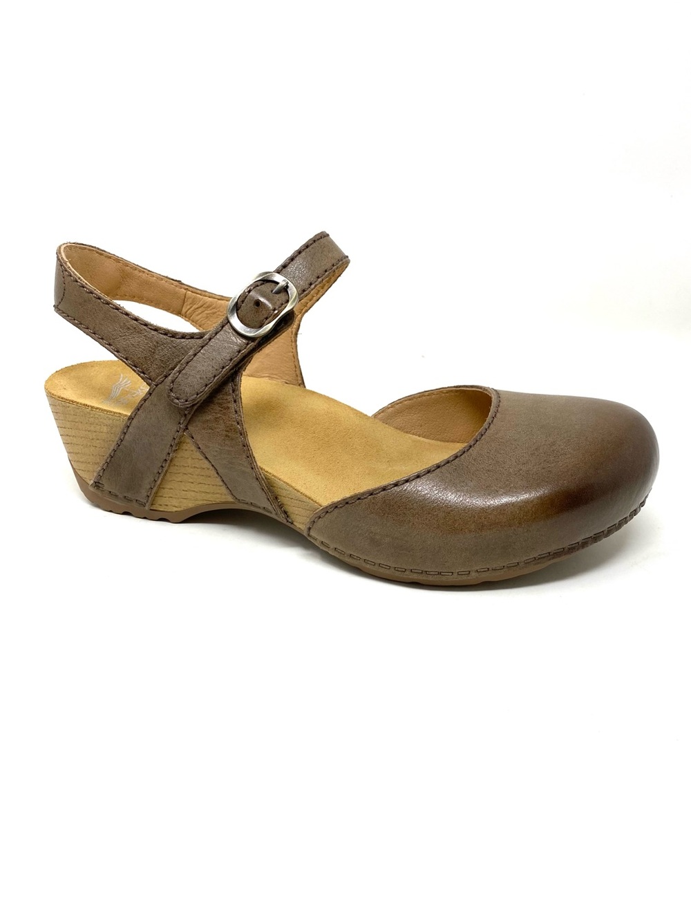 Dansko Tiffani Brown Milled Burnished Leather Mary Jane - Picture 2 of 8